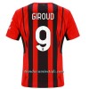 Camiseta de fútbol AC Milan Olivier Giroud 9 Primera Equipación 2021/22 - Hombre